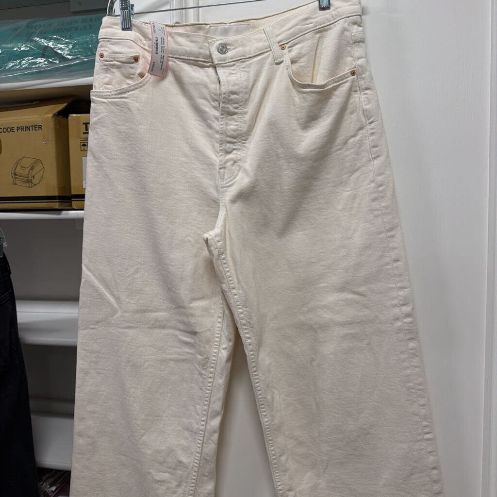 Cream 'High Waisted Spinner Skimp' Jean