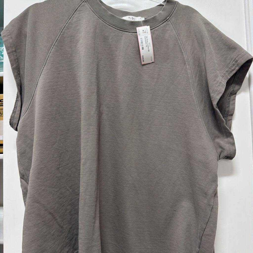 Gray Cotton SS Sweatshirt