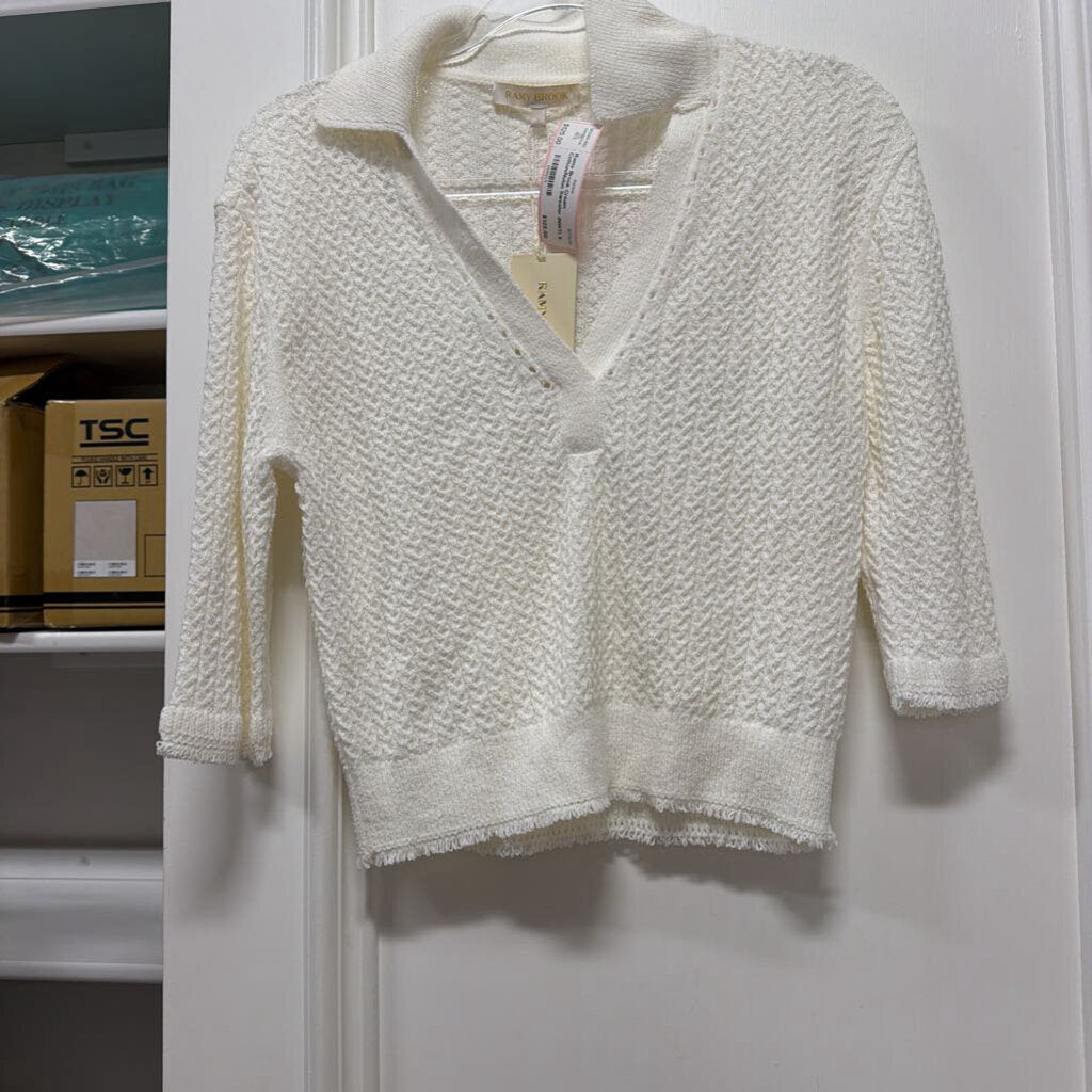 Cream Cotton/Nylon Sweater (NWT)