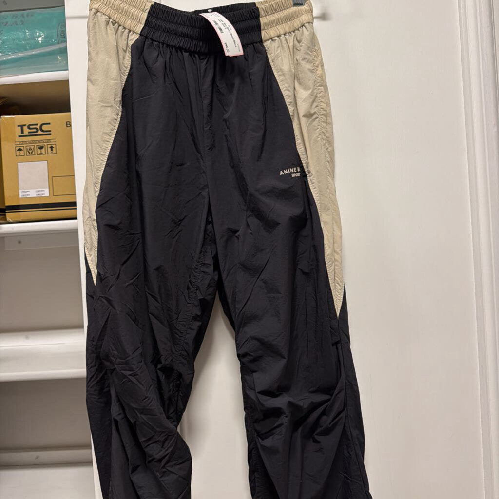 Beige/Black Nylon Pant