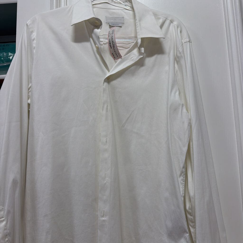 2013 White Cotton/Nylon Button Up Top