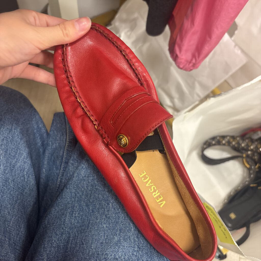 Red Leather Loafer