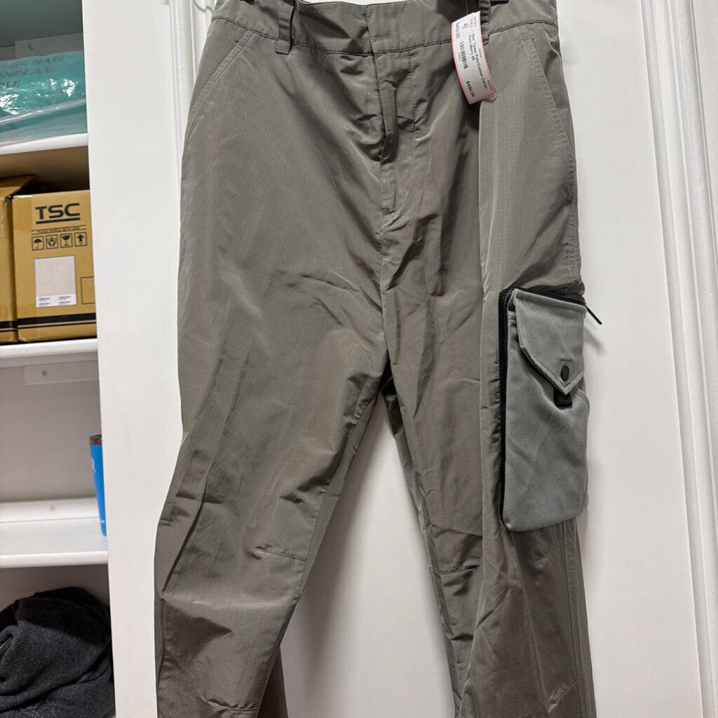 Taupe Poly/Cotton Cargo Pant
