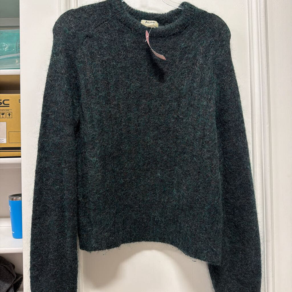 Green Mohair Blend Sweater