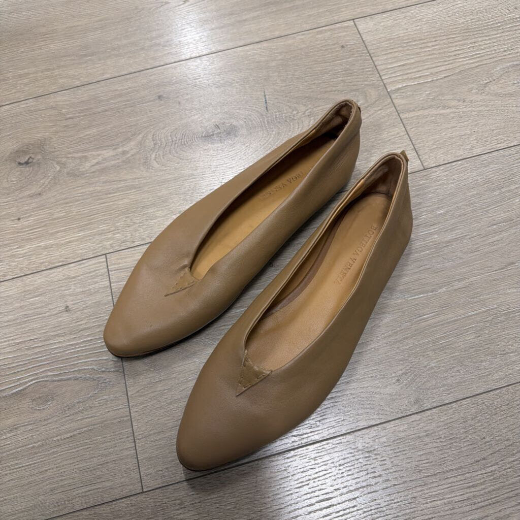 Tan Leather Flats