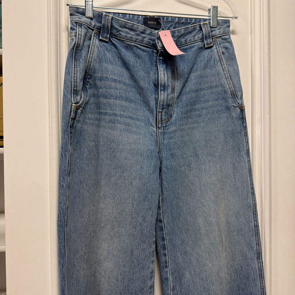Light Wash 'Ian' Wide Leg Jeans