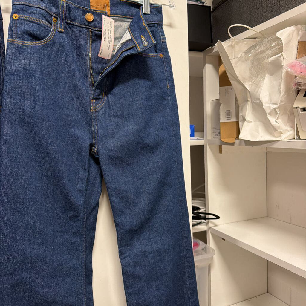 Dark Wash Straight Leg Jean