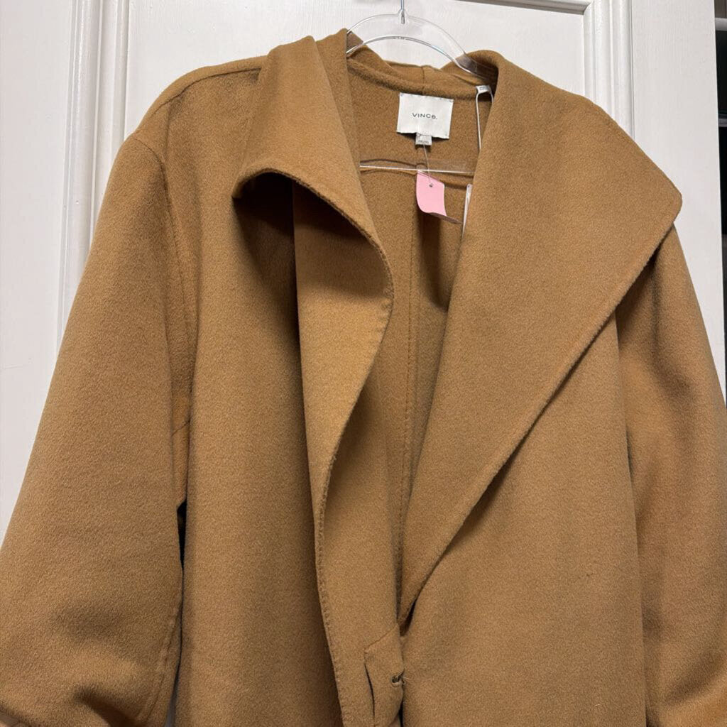 Beige Wool/Cashmere Coat (NWT $995)