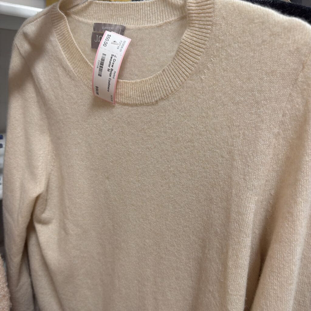 Beige Cashmere Sweater