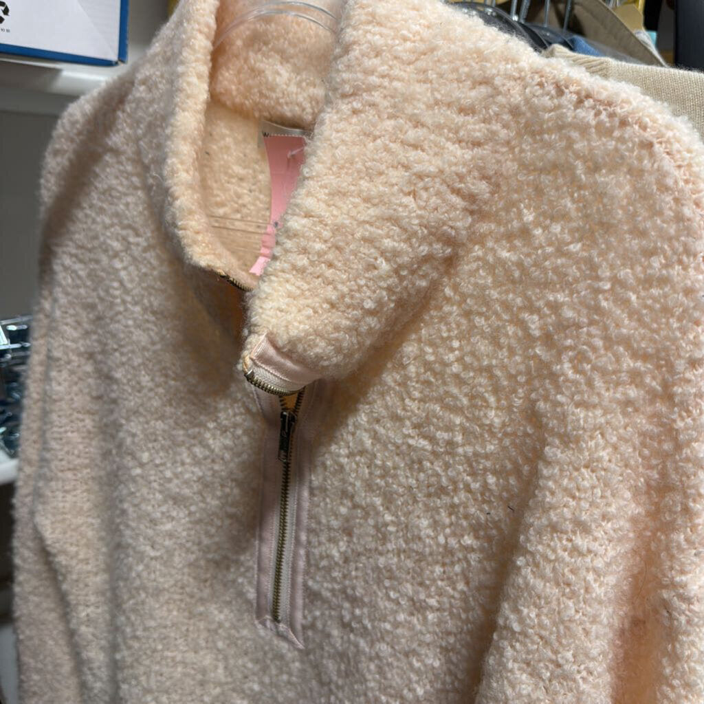 Pink Wool/Cashmere Pullover Sweater