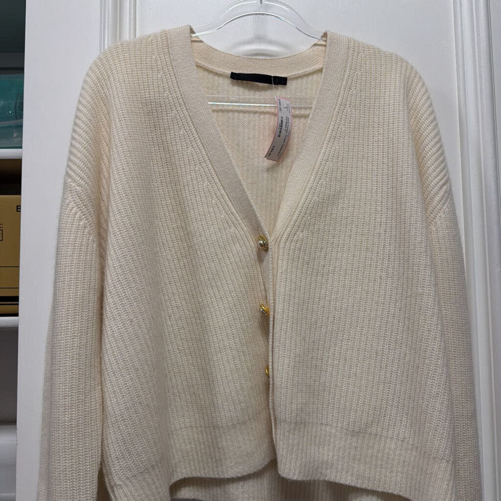 Cream Cashmere Cardigan
