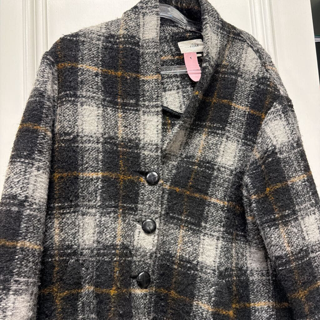 Grey/Black Plaid Shacket