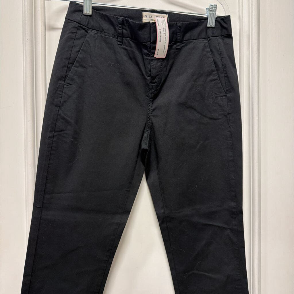 Black Straight Leg Pant