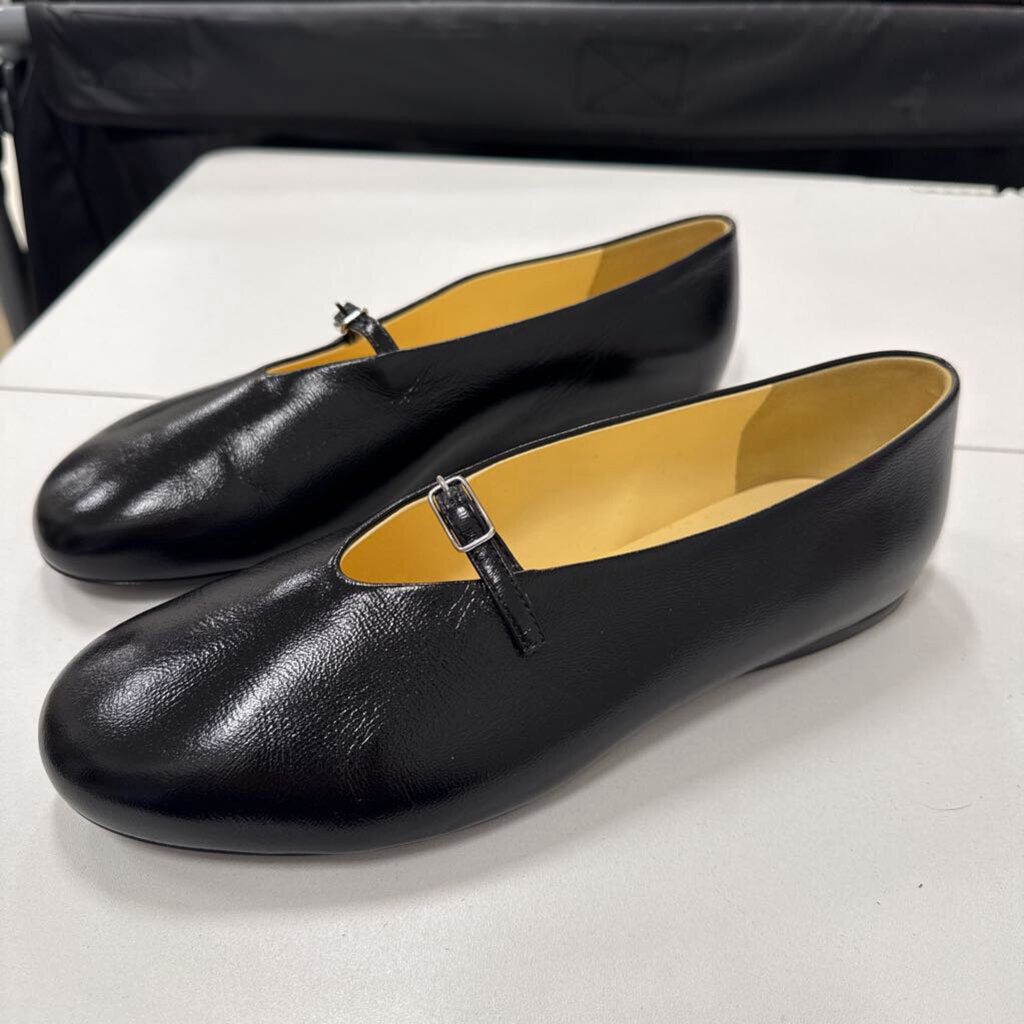 Black Mary Jane Flats