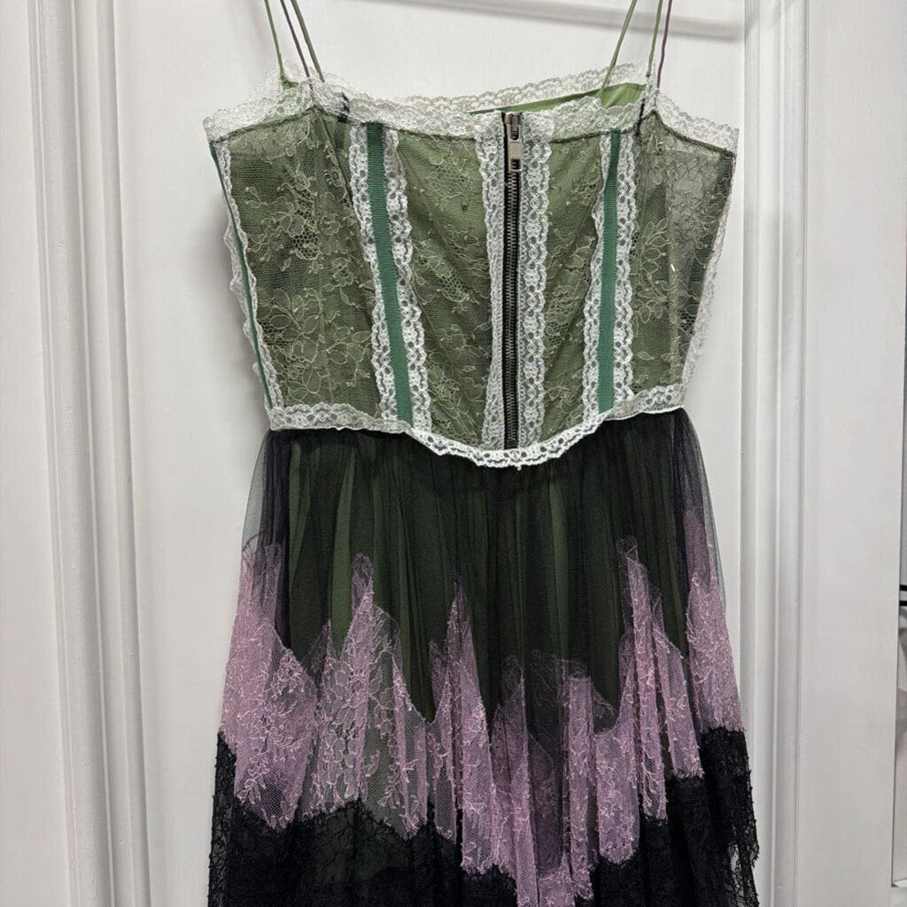 Multicolor Lace Maxi Dress (As Is marker)