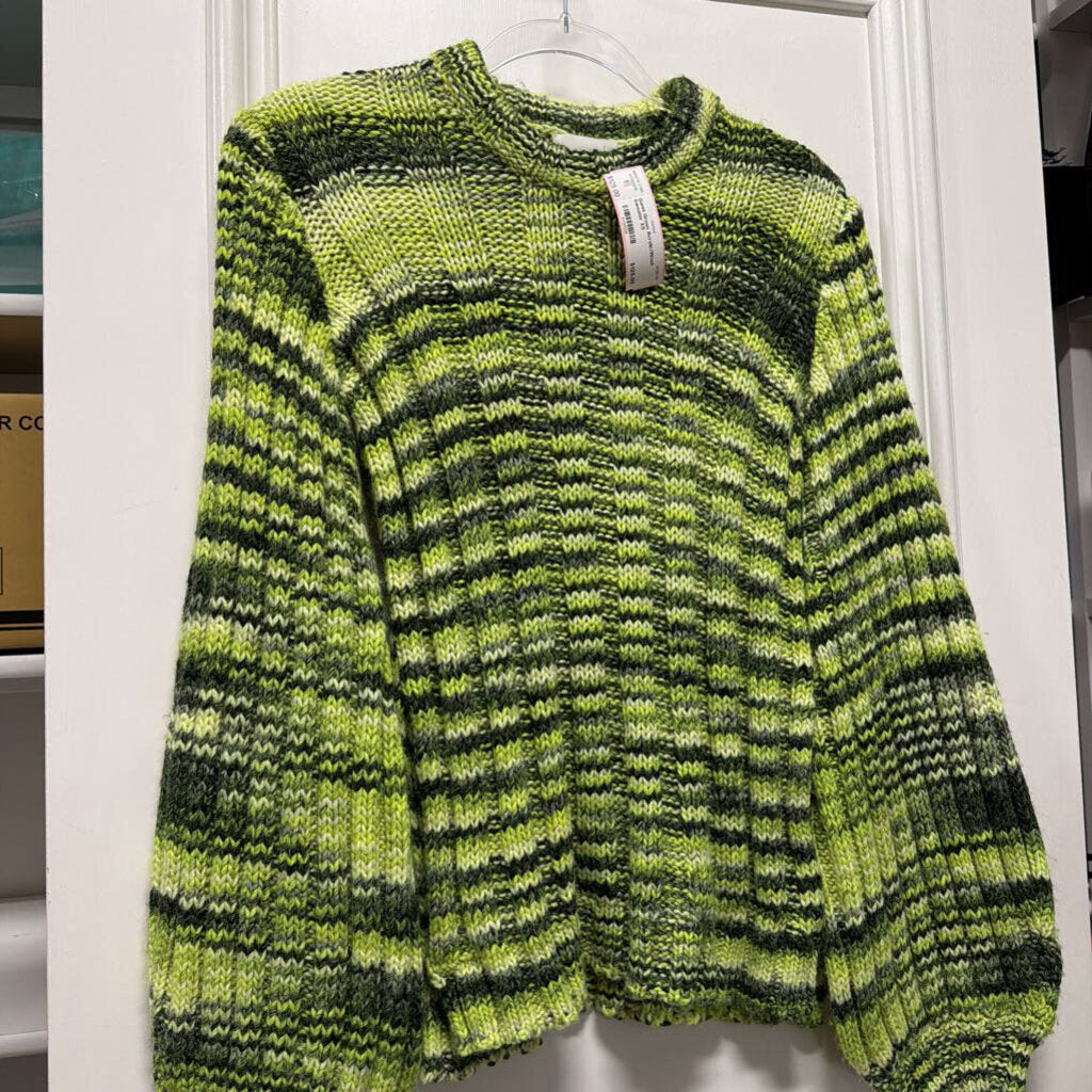 Green Acrylic/Wool Sweater