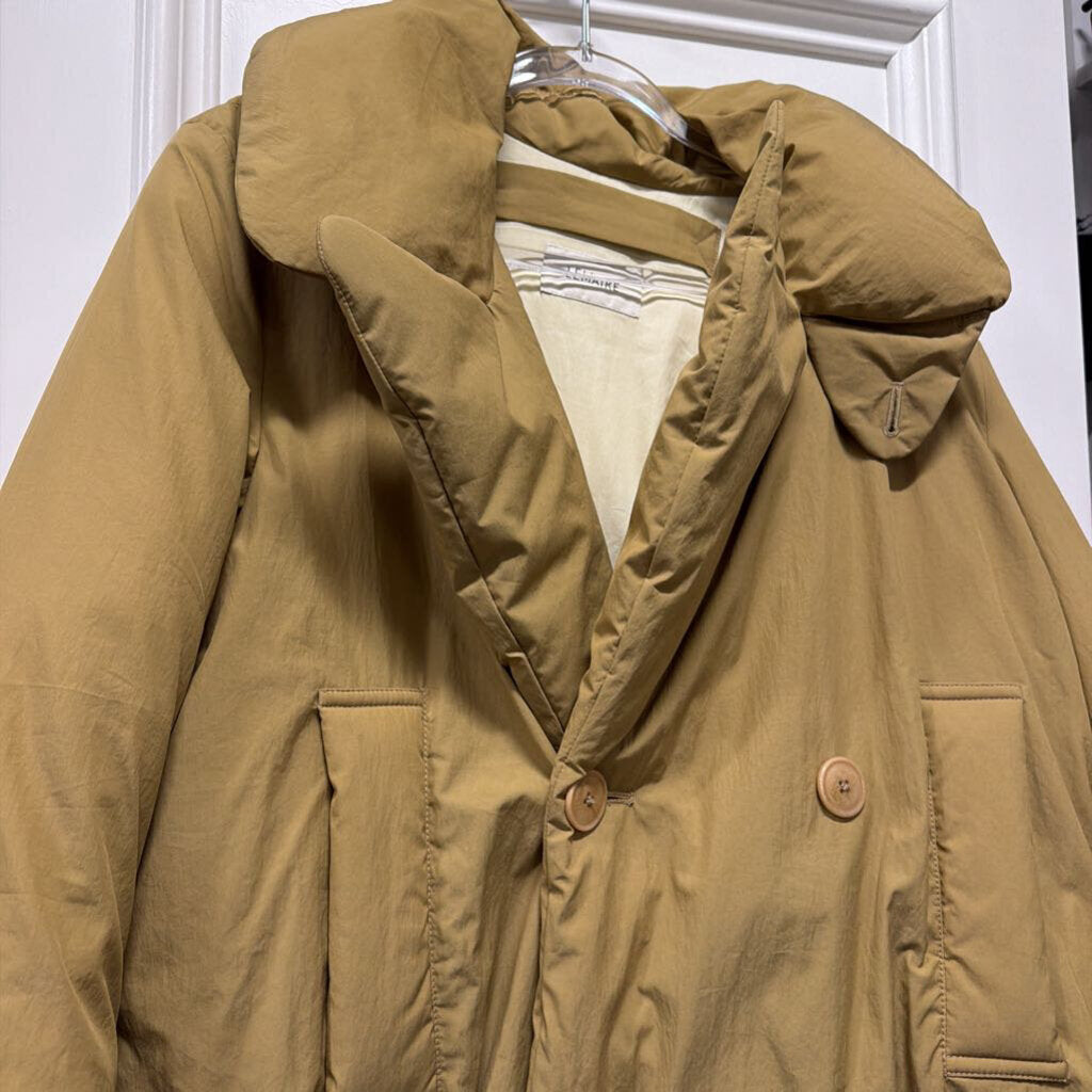 Khaki Puffer Cotton/Poly Jacket (R.1350)