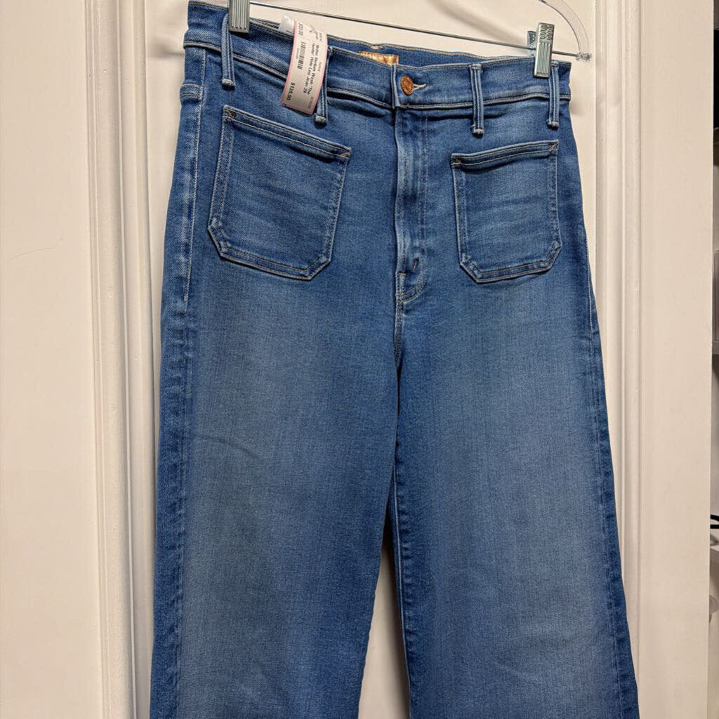 Medium Wash 'The Hustler' Wide Leg Jean