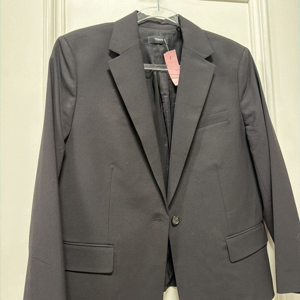 Black Wool Blazer
