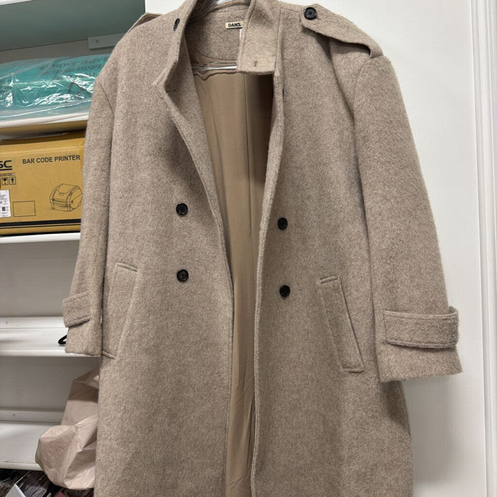 Brown Wool Long Coat (est 995)