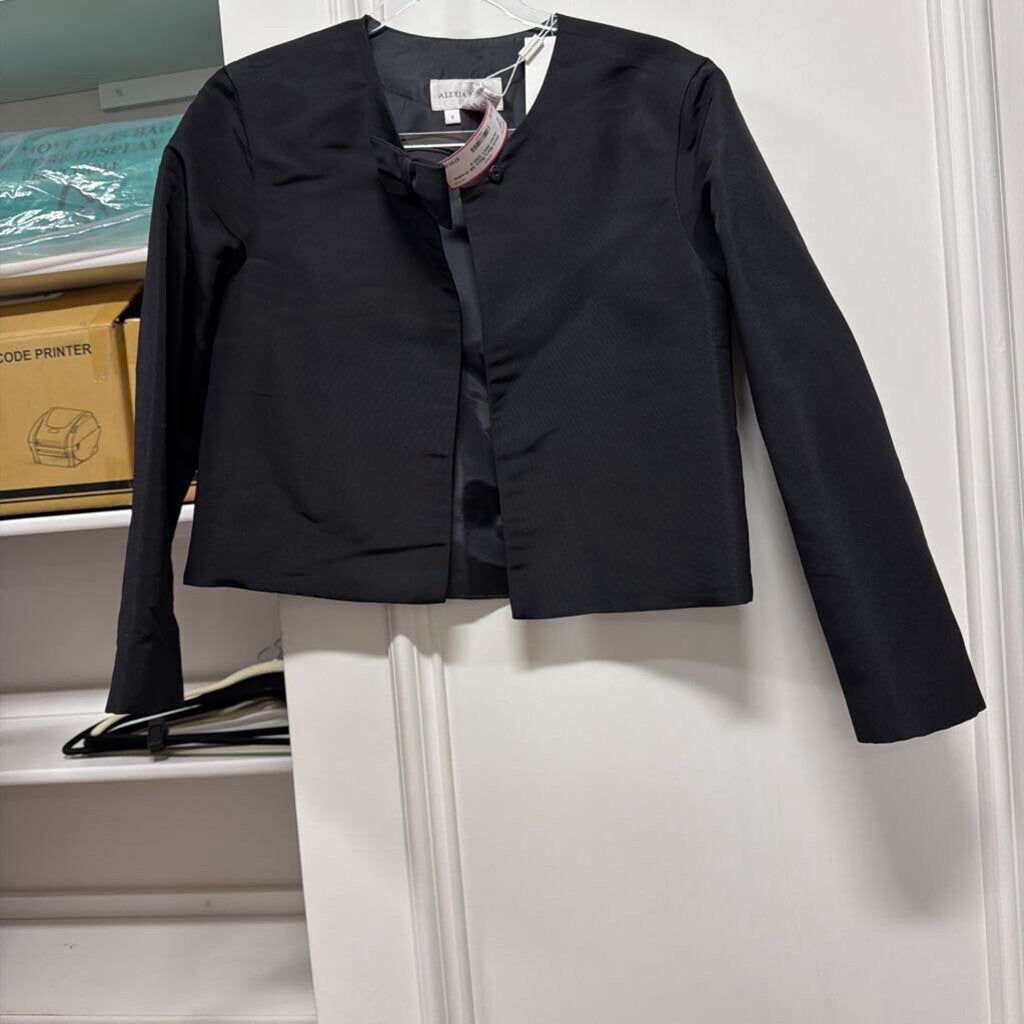 Black Silk Evening Jacket (NWT 1280)