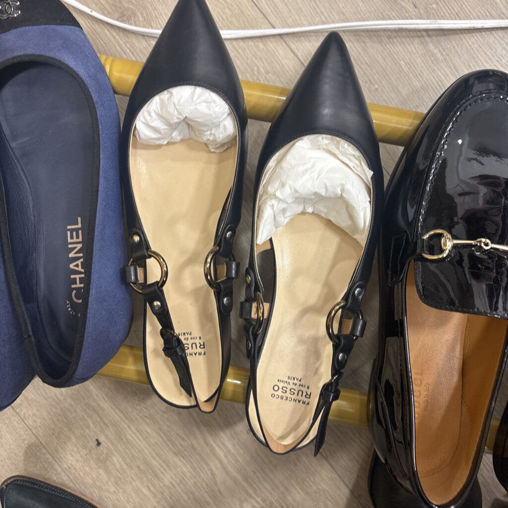 Black Slingback Shoe