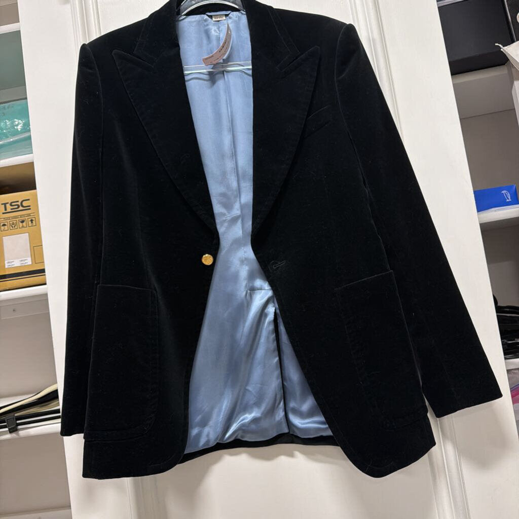 Black Velvet Blazer