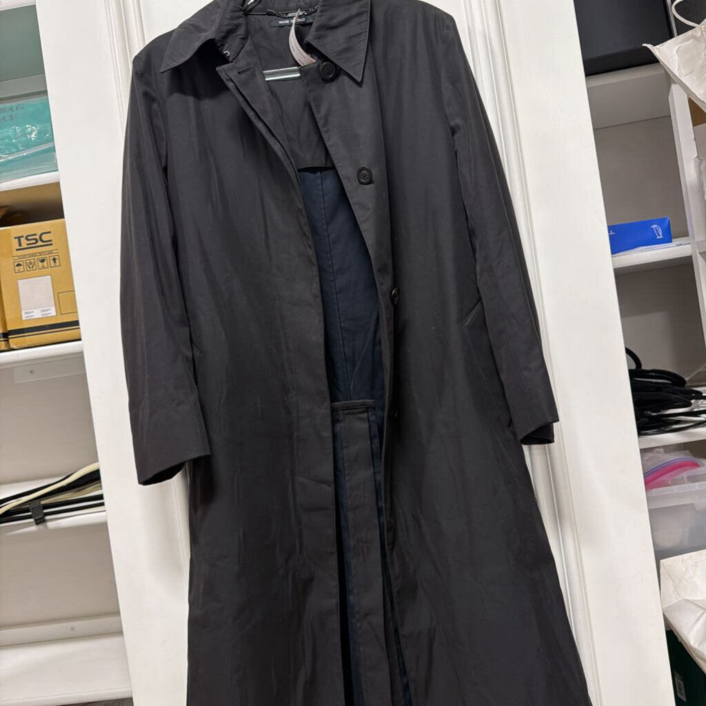 Black Coated Cotton Coat