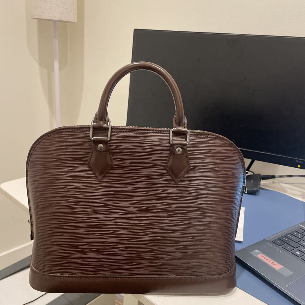 Brown Epi Alma Bag