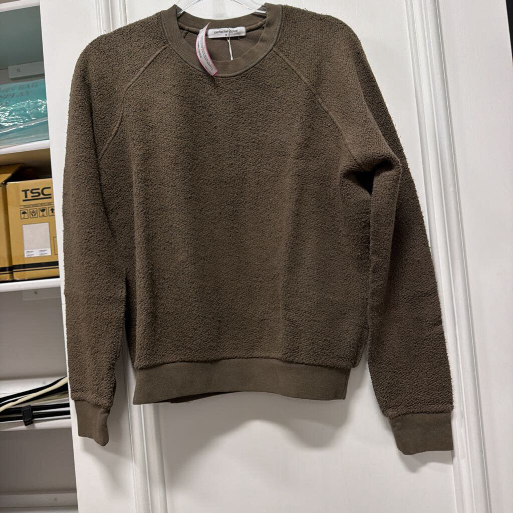 Green Cotton Oversized Sweatshirt (NWT)