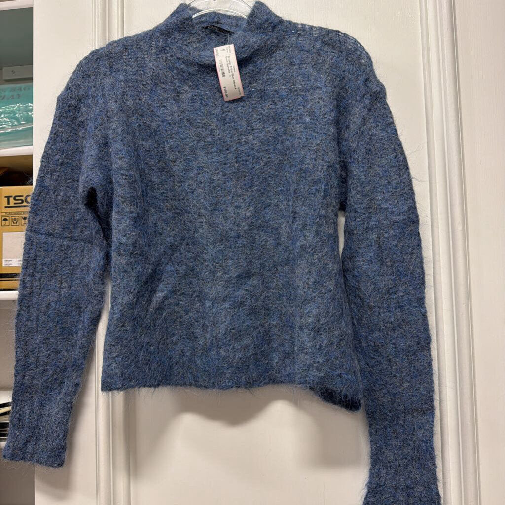 Blue Alpaca Blend Sweater