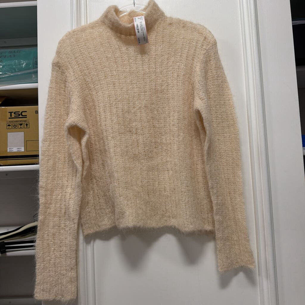 Cream Alpaca Blend Sweater