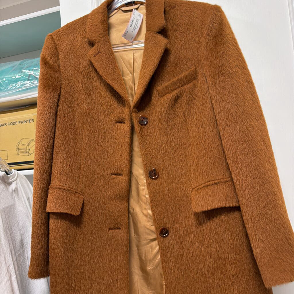 Rust Alpaca/Wool Coat