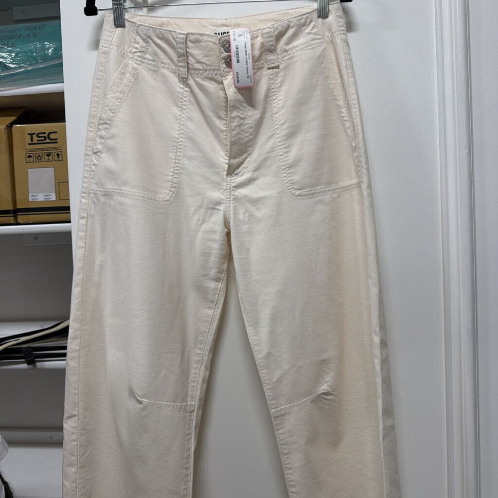 White Cotton Pants