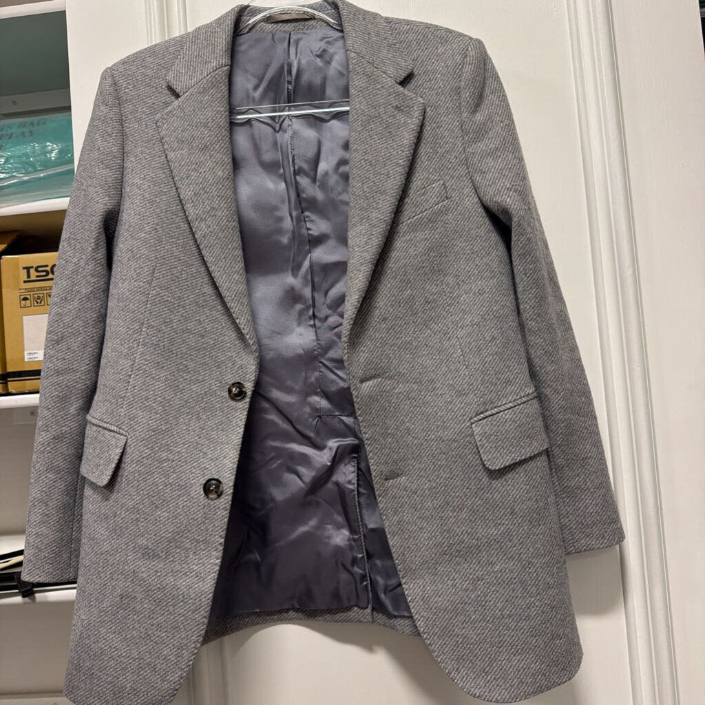 Gray Wool Blazer