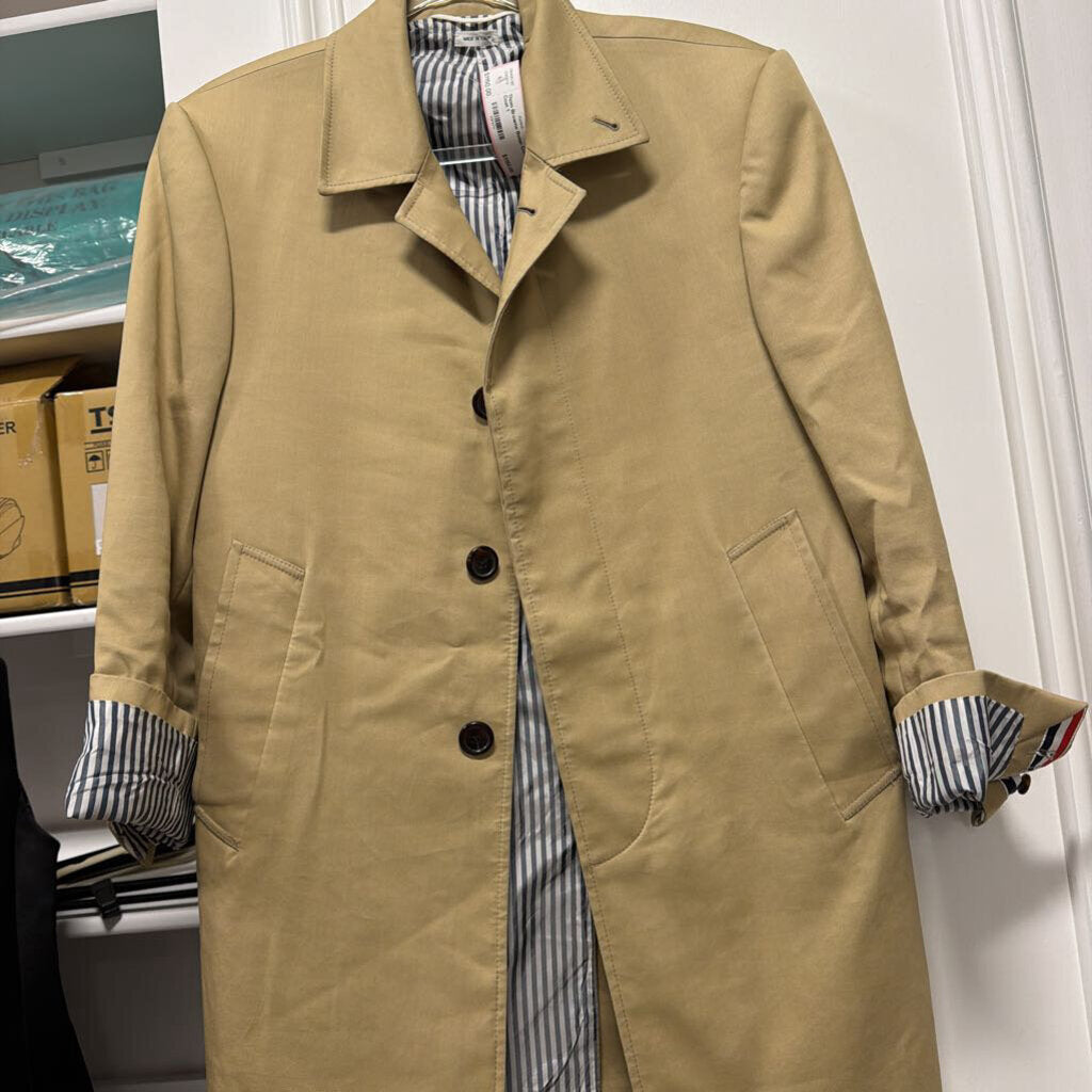 Beige Cotton Coat