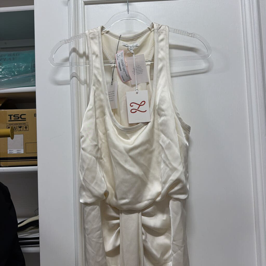 Cream Poly Maxi Dress (NWT 228)