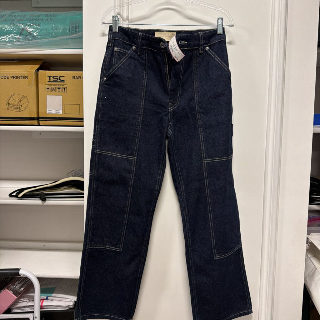 Dark Wash Straight Leg Jean