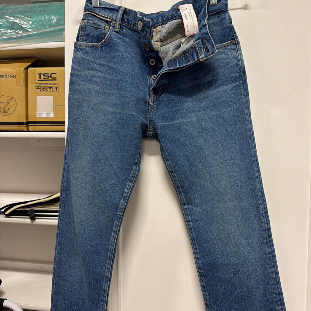Blue Washed Striaght Jean
