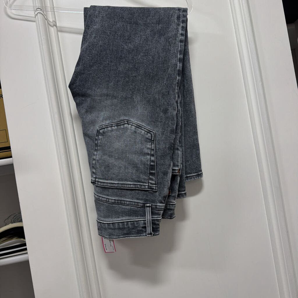 Grey Straight Leg Jeans