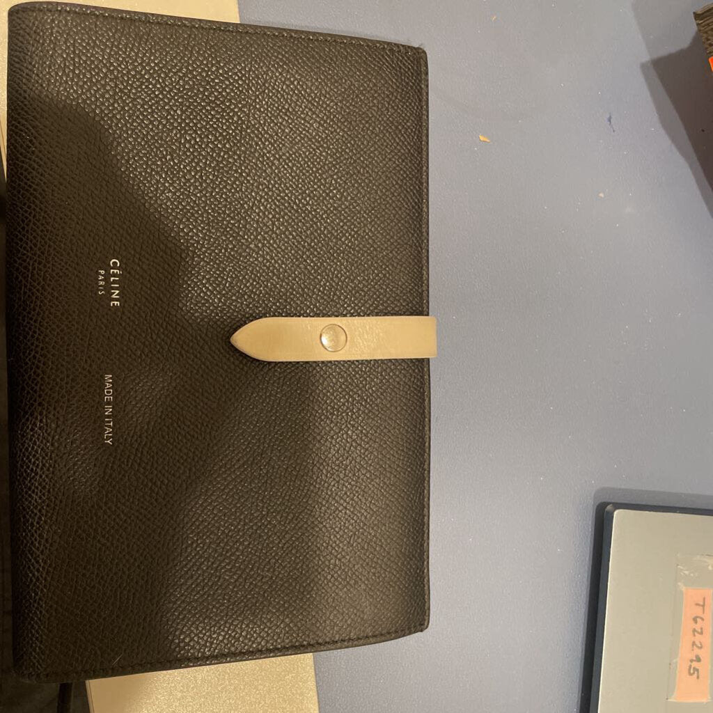 Black/Grey Leather Wallet