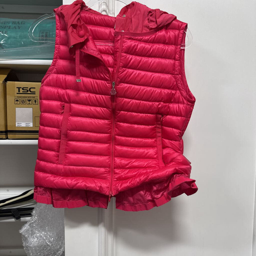 Pink Down Puffer Vest