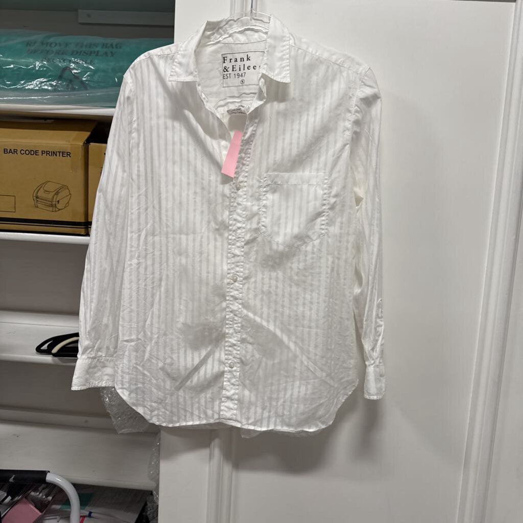 White Cotton Button Up Shirt