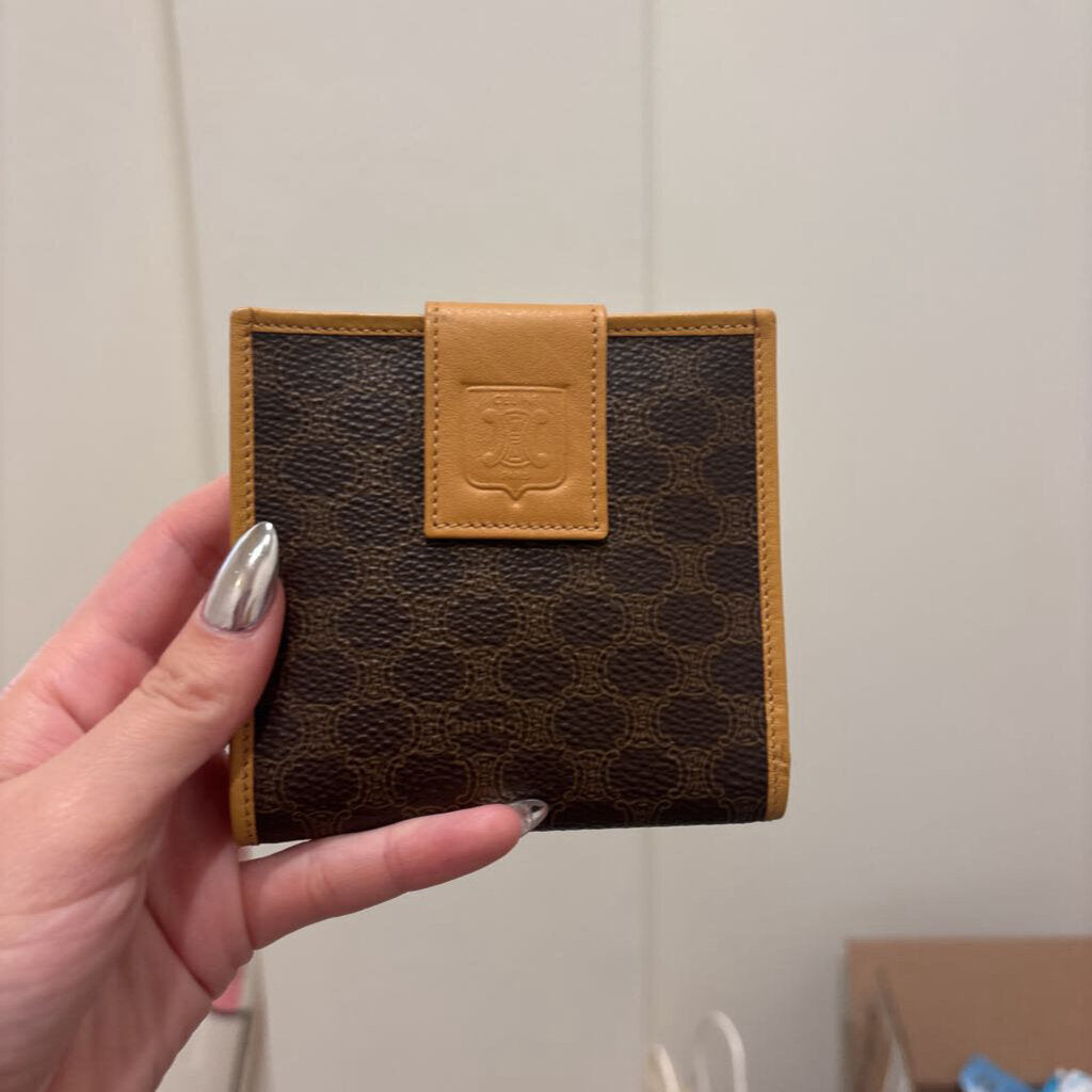 Brown Macadam Fold Wallet