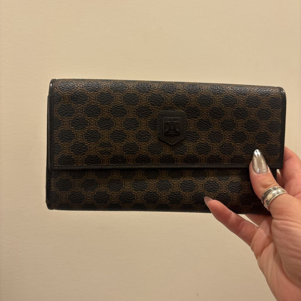 Black Macadam Long Wallet