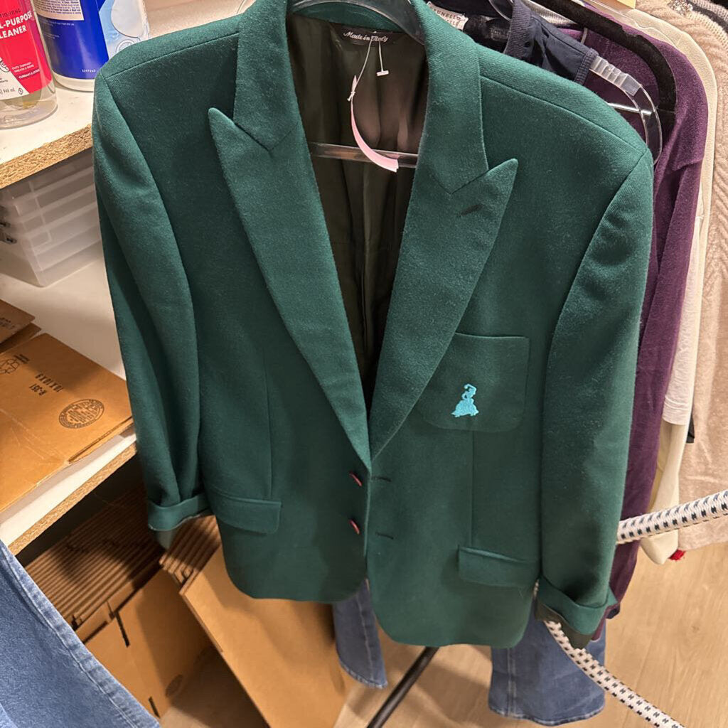 Green Wool Blazer