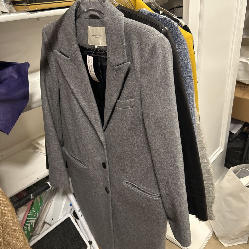 Grey Wool Coat (R.270)