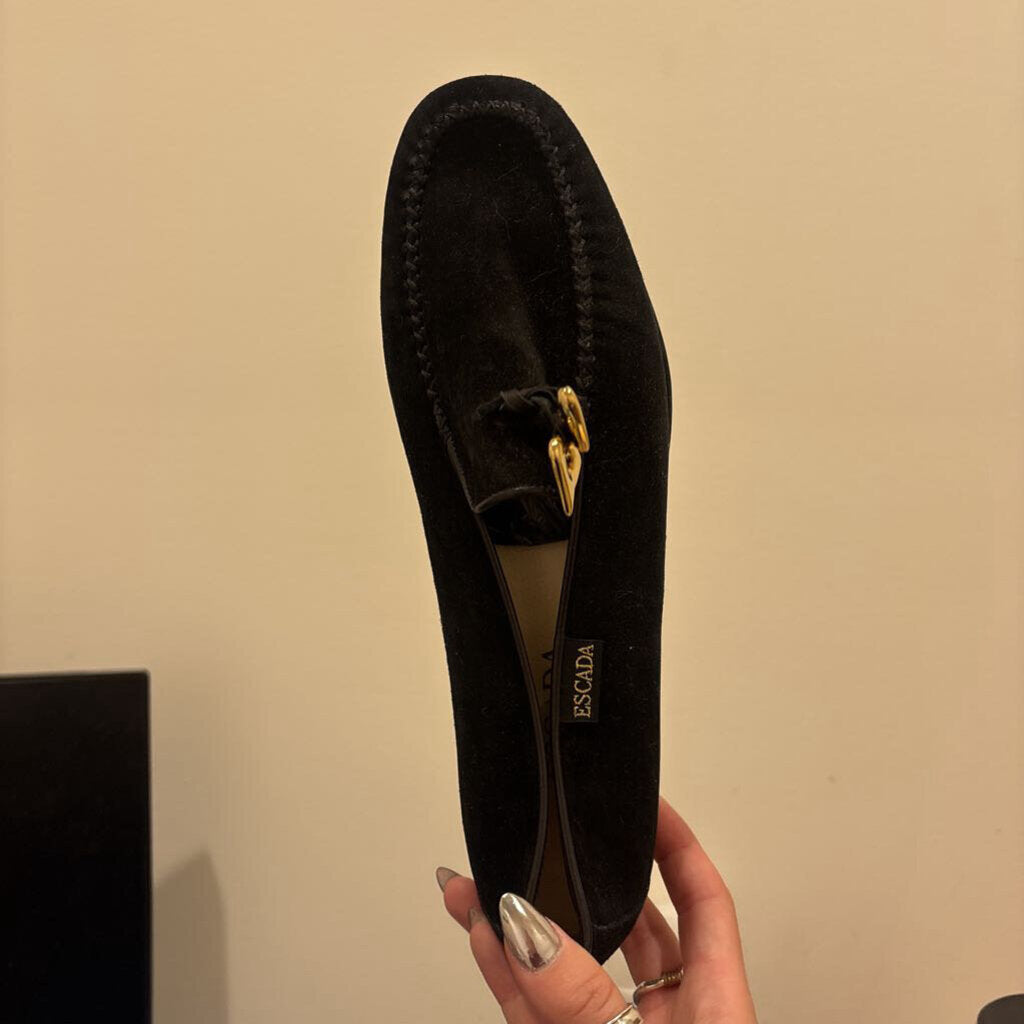 Black Suede Loafer