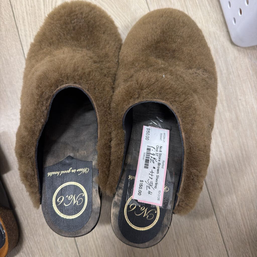 Brown Sherling Clog