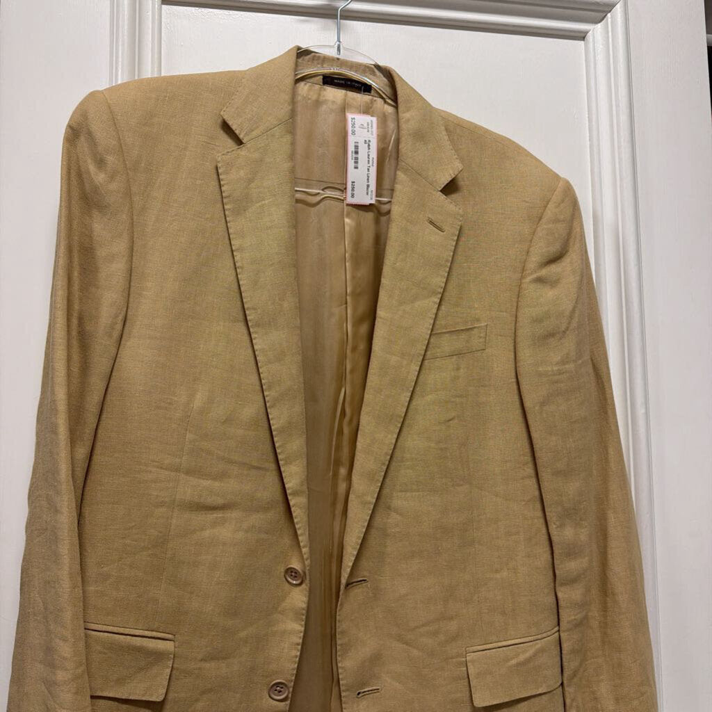 Tan Linen Blazer